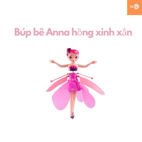 [DEAL HOT] Công chúa Anana hồng - búp bê cảm ứng biết bay Giá Gốc