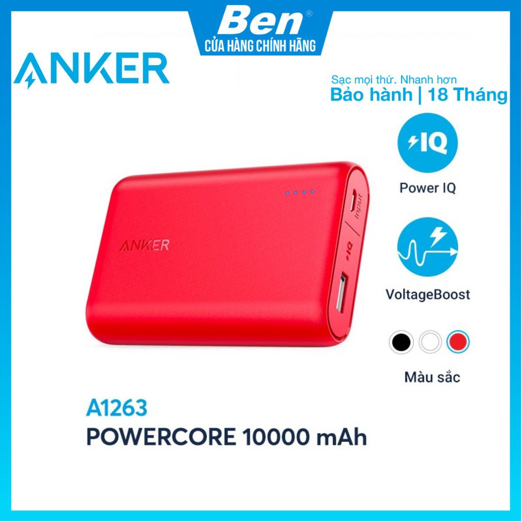 Pin sạc dự phòng ANKER PowerCore 10000mAh - A1263