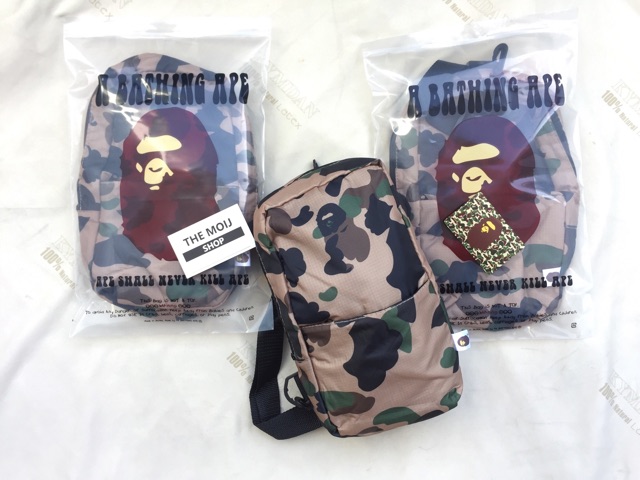 Túi đeo chéo Bape - Bape Camo Body Bag