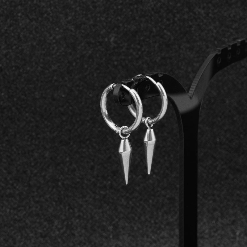 Khuyên tai nam nữ hình quả nhọn phong cách KPOP