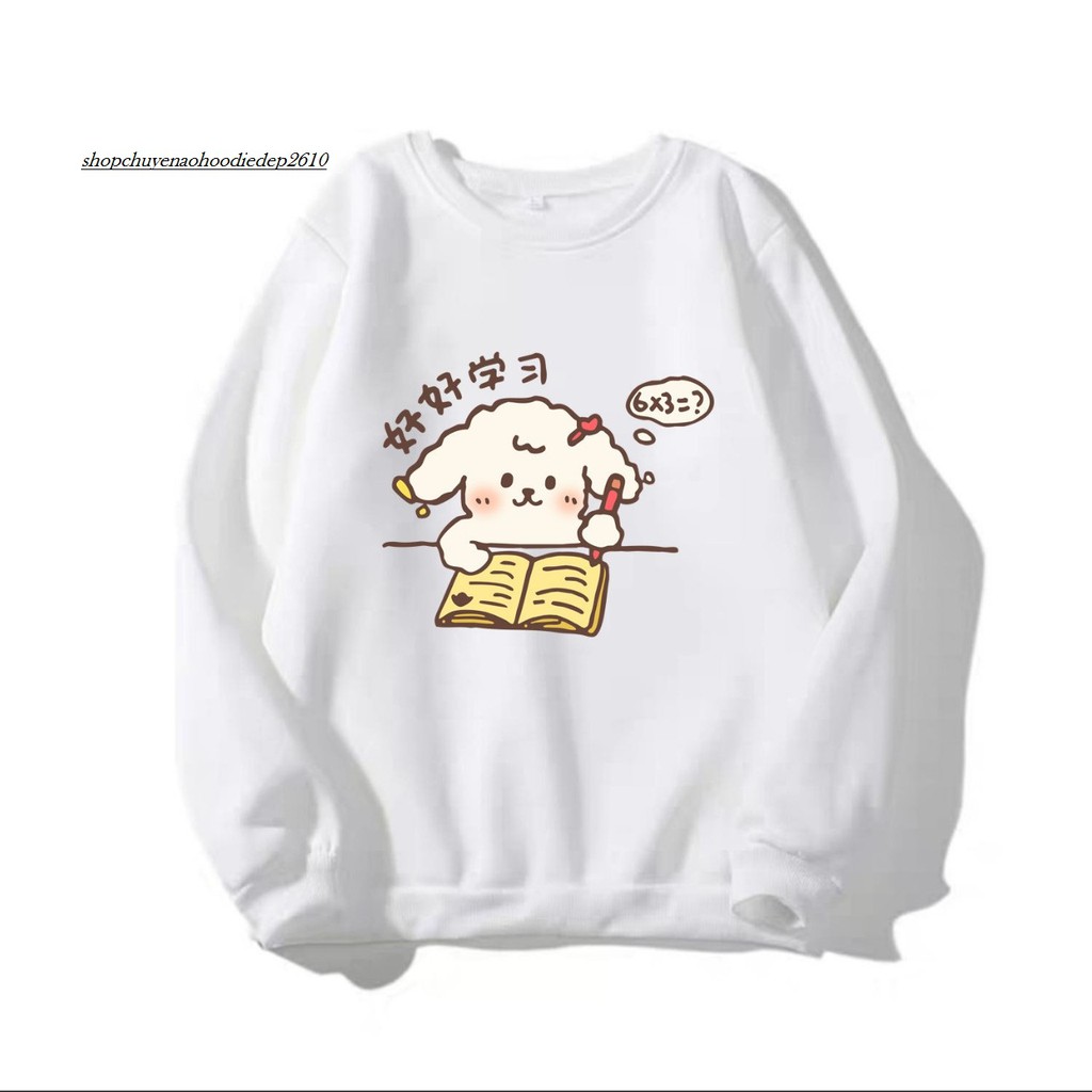 [Mã FAXANH1505 giảm 10K đơn 50K] áo sweater in hình ly trà sữa siêu xinh độc đáo nhiều màu sắc | BigBuy360 - bigbuy360.vn