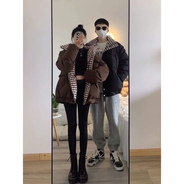 SẮN HÀNG- ÁO KHOÁC PHAO BÉO NAM NỮ COUPLE UNISEX có nhận sỉ