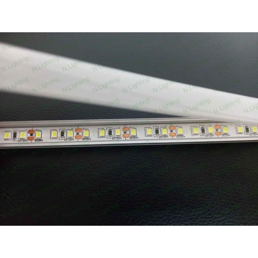 Bộ đèn LEDThanh nhôm gắn tủ bếp 100cm- Dùng Cảm Biến Vẫy Tay - Thanh nhôm U17-7mm