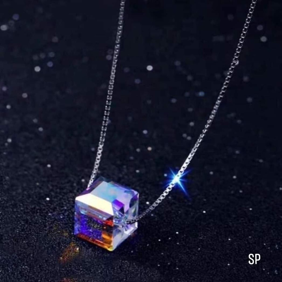 Hạt đá pha lê làm vòng cổ vòng tay handmade cực đẹp ACJ71121