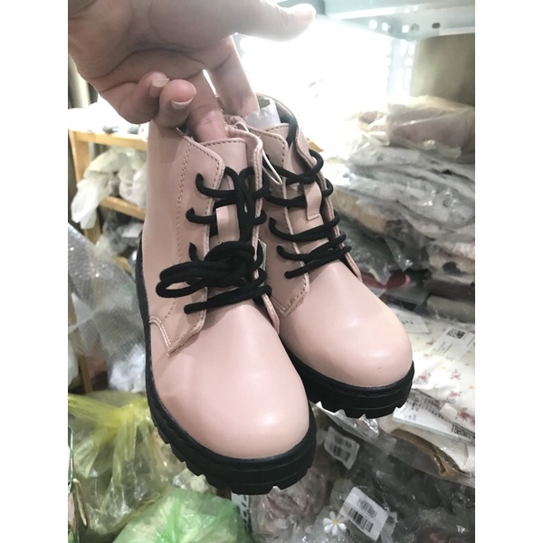 Bốt Zara hồng nhạt cho bé gái chuẩn Auth