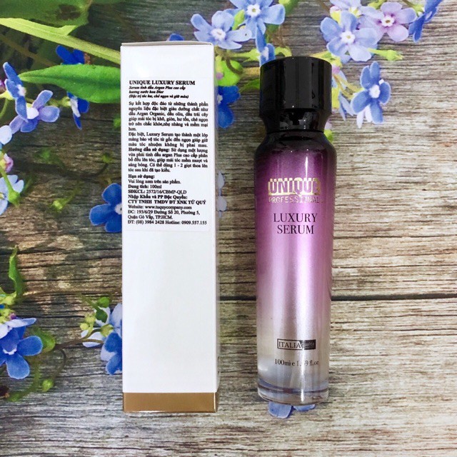 Tinh dầu dưỡng tóc cao cấp UNIQUE LUXURY SERUM ARGAN OIL 100ml