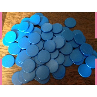 100x opaque plastic board game counters tiddly winks numeracy tea 5