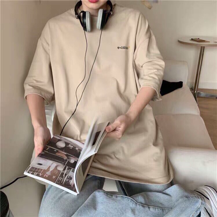 Áo thun tay lỡ form rộng - phông nam nữ cotton oversize - T shirt 5 Chú mèo - 2N Unisex
