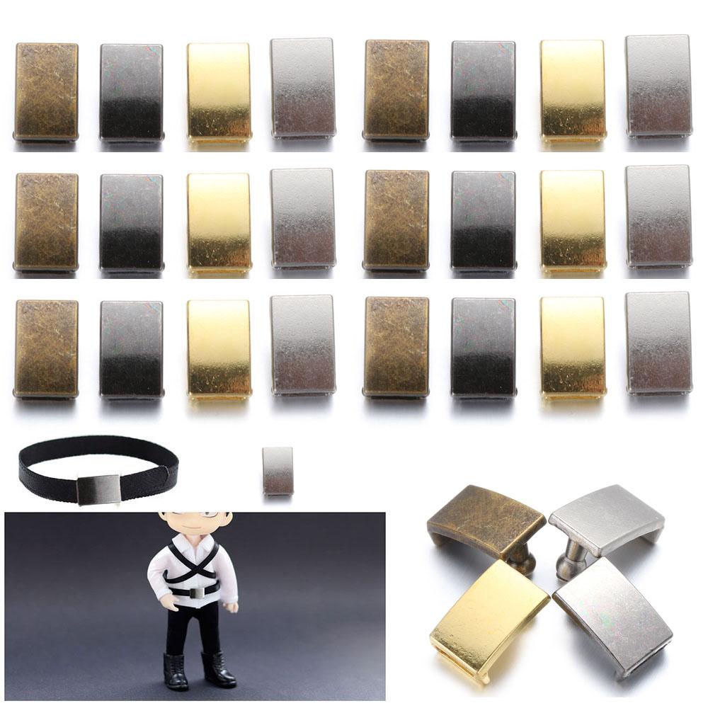 5 Khóa Thắt Lưng Mini Bằng Kim Loại 12.5 * 8mm