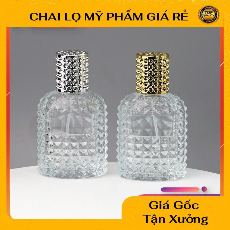 Lọ Chiết Nước Hoa ❤ RẺ VÔ ĐỊCH ❤ [30ml] Lọ chiết nước hoa bầu gai vàng đựng dầu thơm Valentino, phụ kiện du lịch