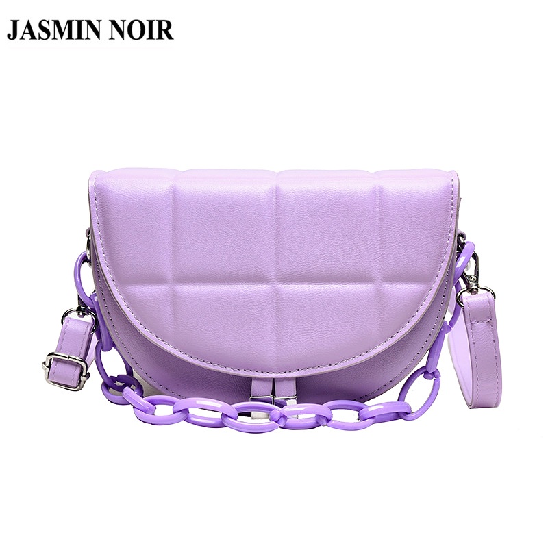 Túi Đeo JASMIN NOIR Chéo Họa Tiết Ca Rô Thời Trang Thanh Lịch Dành Cho Nữ