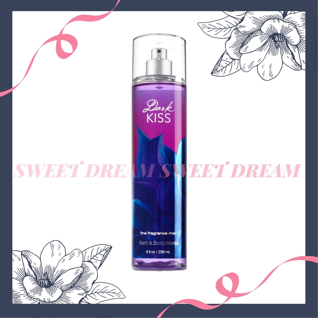 (NEW) Xịt thơm Dark Kiss Mist Bath and Body Works #heobu