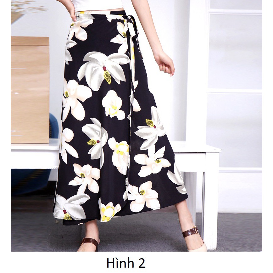 [Hàng có sẵn] Chân Váy Đi Biển Dáng Dài Vintage Mặc Được Nhiều Kiểu, Váy Quấn Buộc Dây | BigBuy360 - bigbuy360.vn