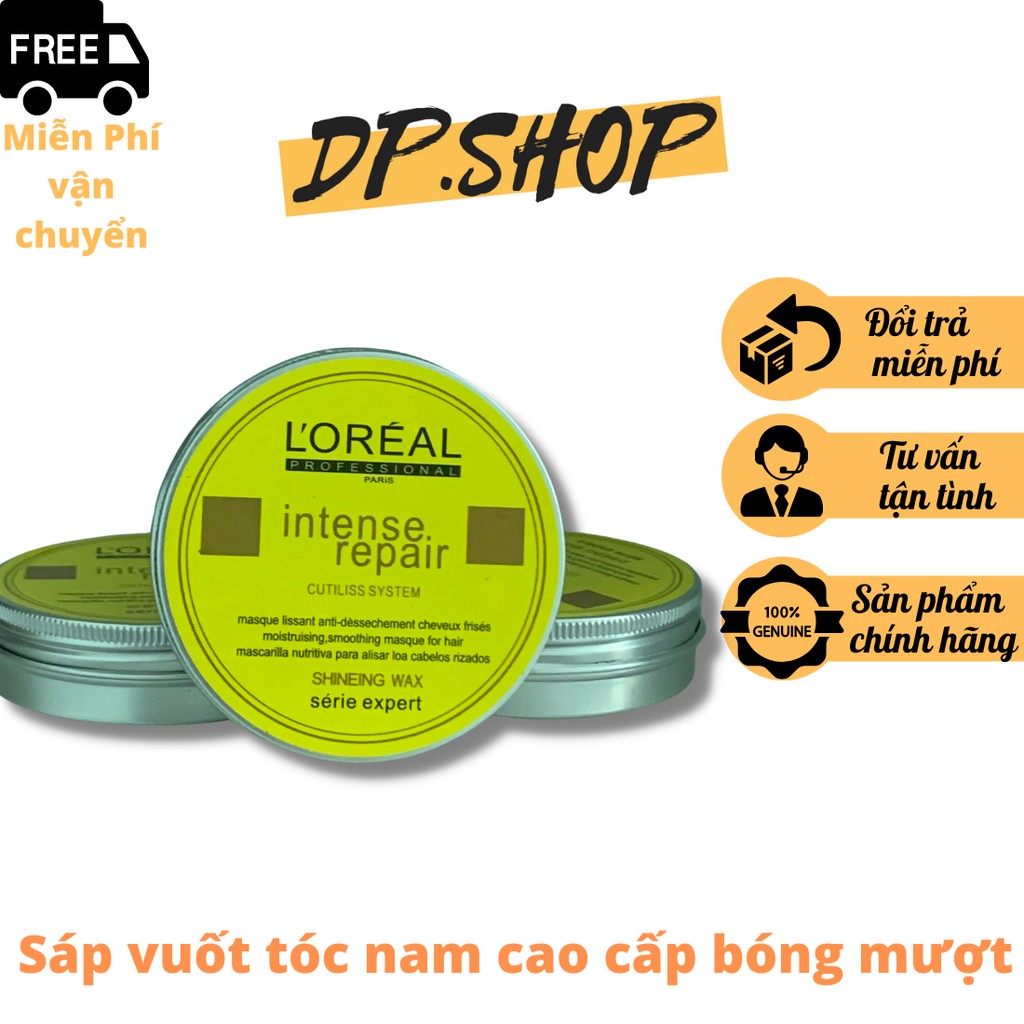 Sáp vuốt tóc nam bóng mượt cứng siêu giữ nếp 8-12h chính hãng LR1