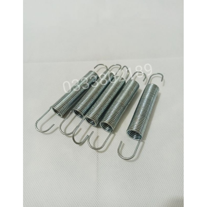 LÒ XO kéo thép mạ trắng- dây thép 2mm.