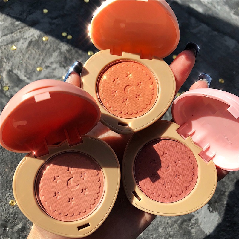 Phấn má hồng cam GUICAMI blusher hình trái tim