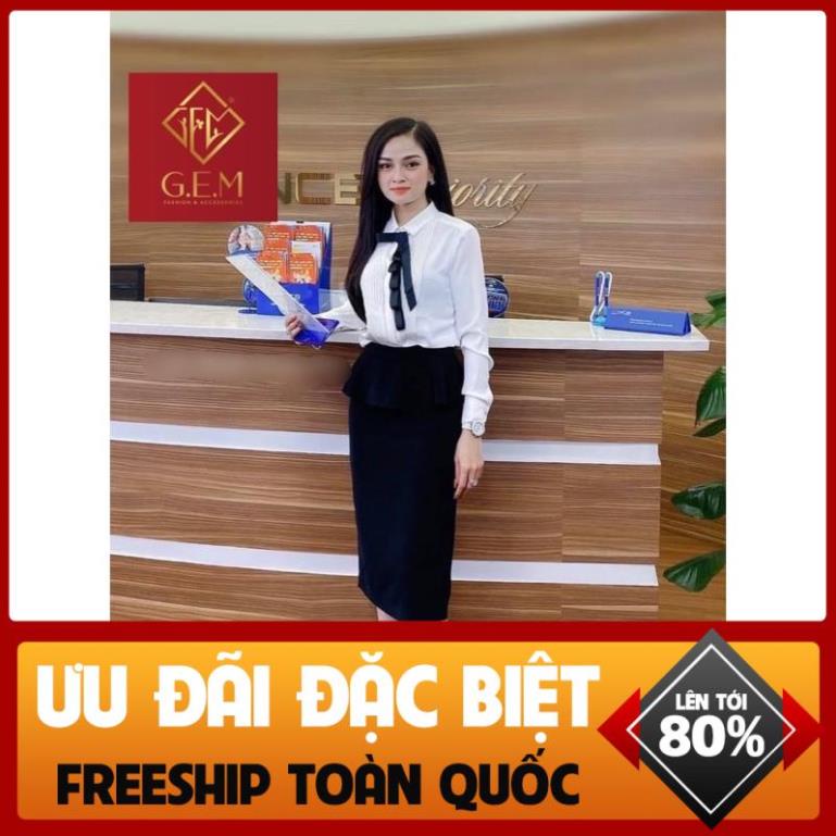 [BÁN BUÔN&LẺ] G13 Áo sơ mi trắng xếp ly - đi học hay công sở đều hợp thời trang dễ phối với chân váy hay các loại quần *