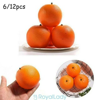 Set 6 / 12 Quả Cam Nhân Tạo Trang Trí Nhà Cửa