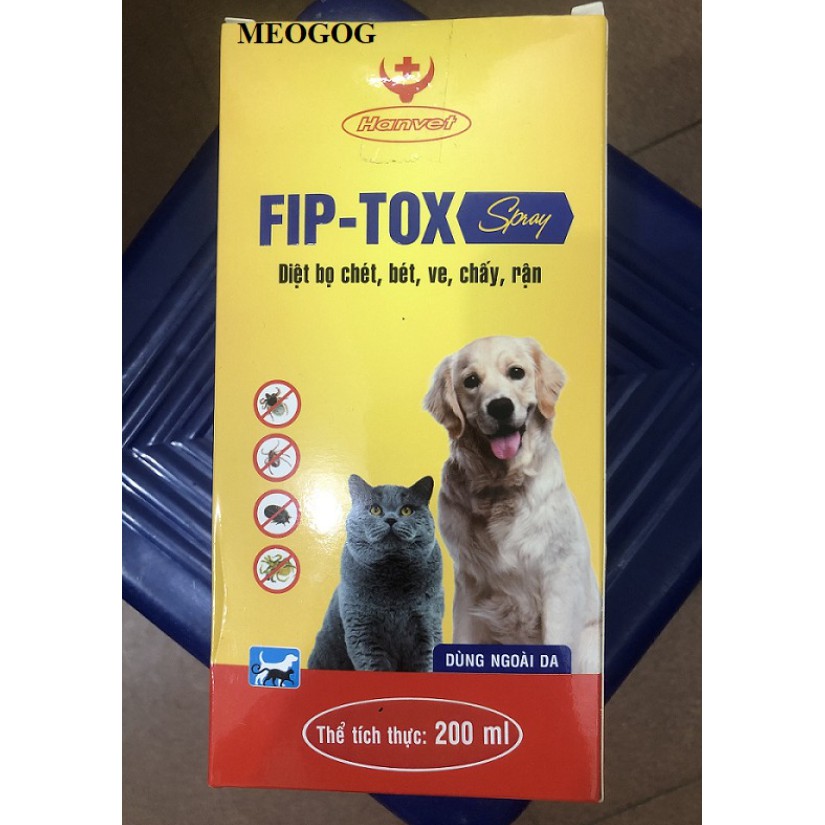 FIP-TOX dung dịch diẹt ve , bọ chét