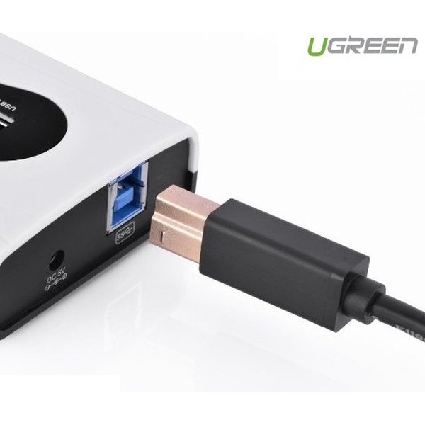 Cáp USB 3.0 AM to BM dài 2M máy in Ugreen 10372 chính hãng