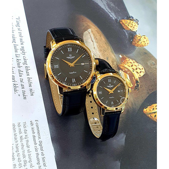Đồng hồ đôi SRWATCH SG3002.4601CV - SL3002.4601CV mặt kính Sapphire chống trầy chống nước sang trọng lịch | BigBuy360 - bigbuy360.vn