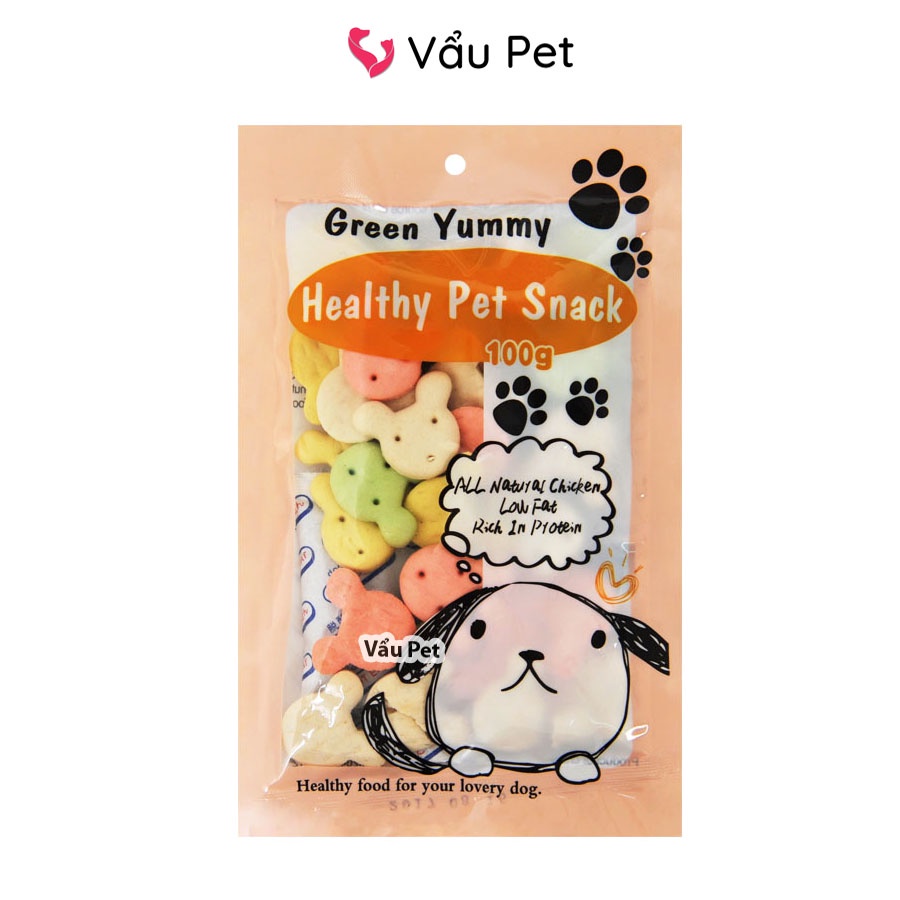 Đồ Ăn Chó Mèo Bánh Quy - Bánh Thưởng, Đồ Ăn Vặt Cho Chó Mèo Vẩu Pet Shop