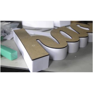 Combo bộ chữ nổi Mica dán tường, bảng hiệu nhiều màu form như hình hông 2cm