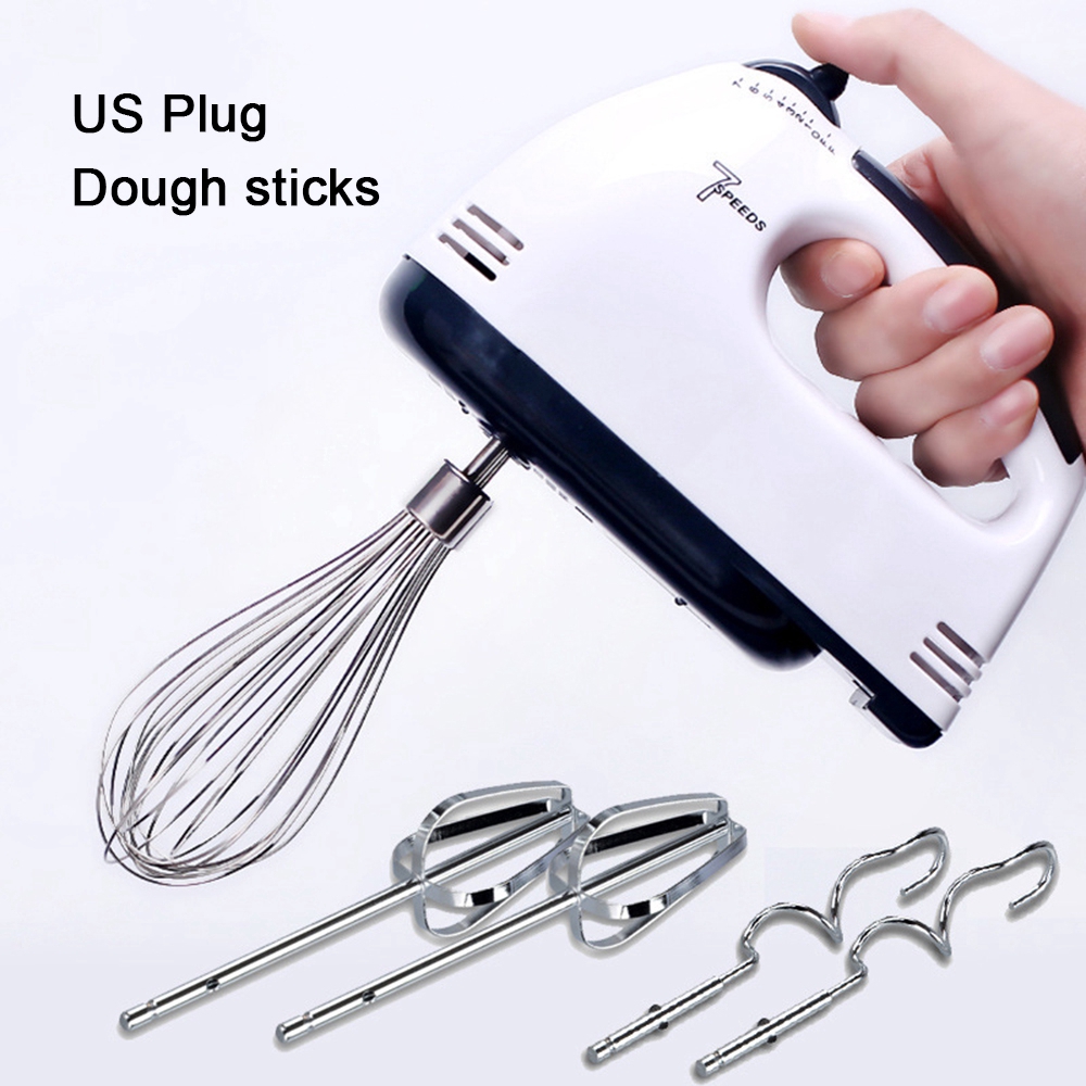 ❥Ready Stock❥ 220V Electric 7 Speed Electric Hand Mixer Whisk Handheld Egg Beater Food Whisk Mini Blenders Home Kitchen Egg Food Mixer ✅kinostar