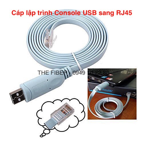 Cáp lập trình Console USB to RJ45 FTDI | BigBuy360 - bigbuy360.vn