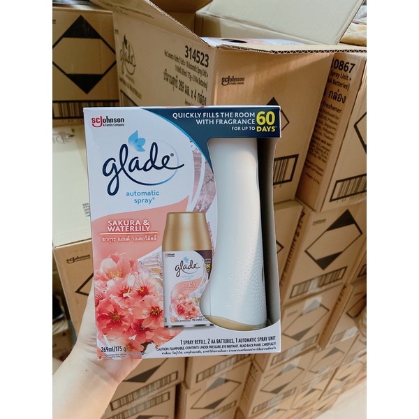 MÁY XỊT THƠM PHÒNG TỰ ĐỘNG GLADE KÈM LÕI THÁI LAN