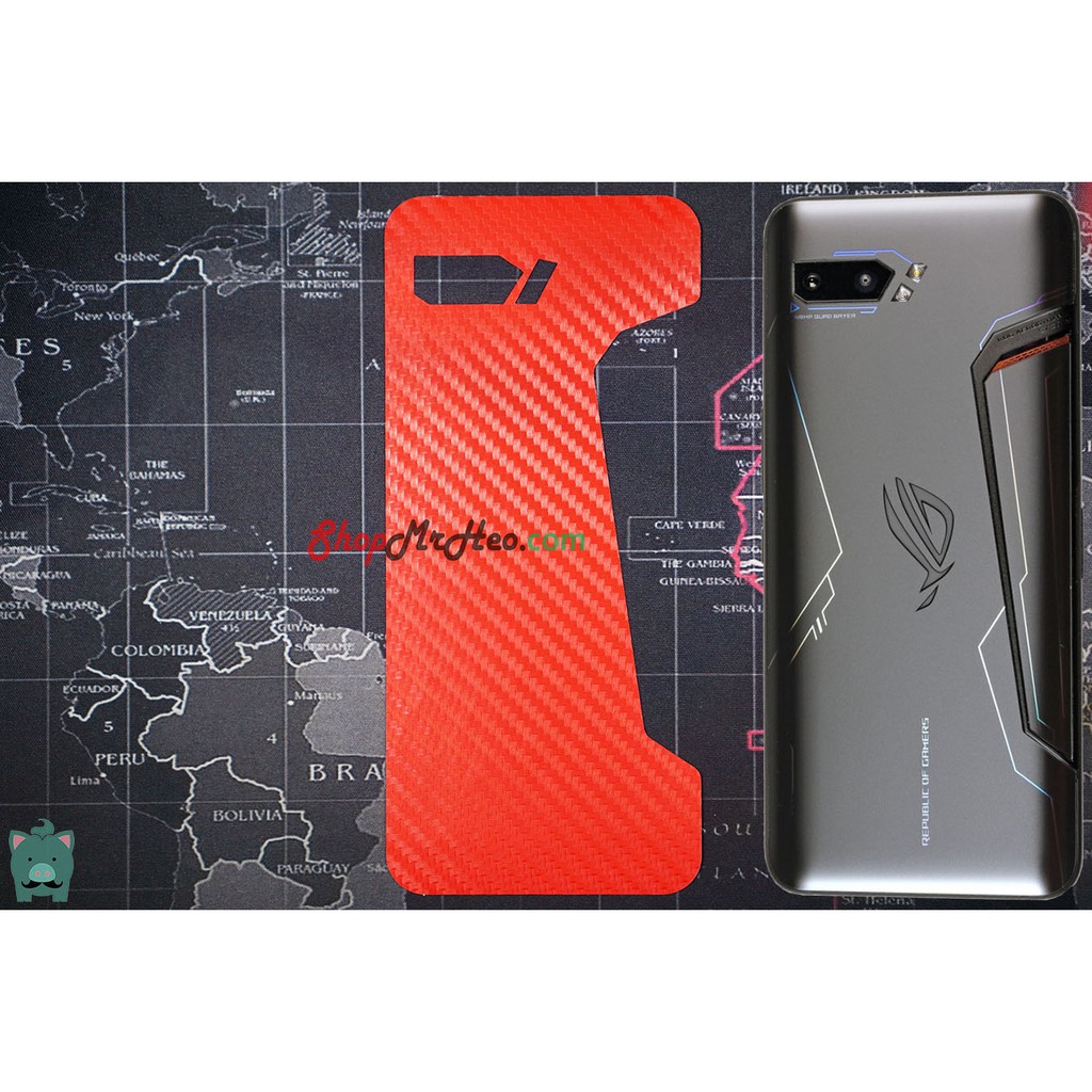 Skin Dán Mặt Sau Lưng Vân Nhôm ASUS ROG Phone 2 - Nhiều màu