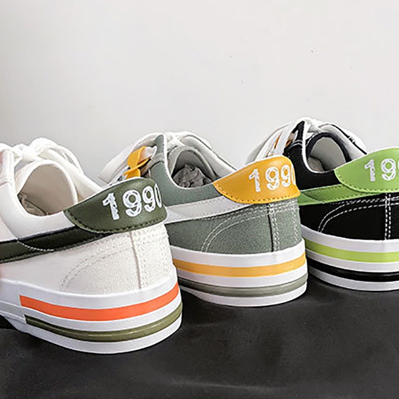 Giày Thể Thao Vải canvas Cổ Cao Thời Trang Phong Cách Cho Nam