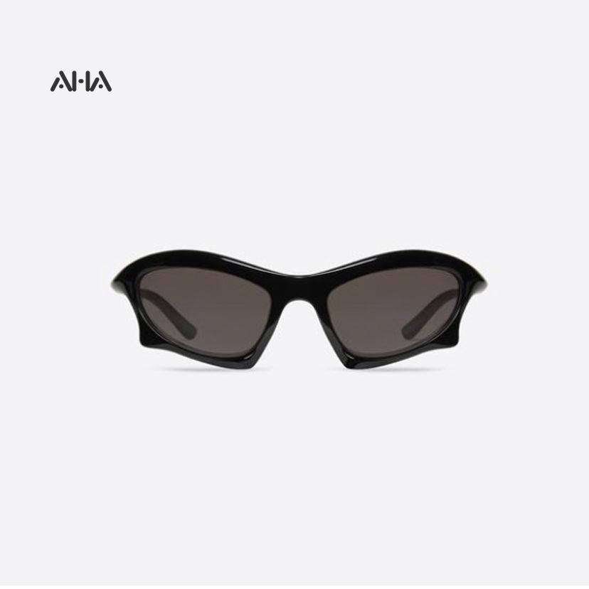 Kính mát AHA OFFICIAL chống tia cực tím tích hợp màu bạc phong cách thời trang cho nam nữ