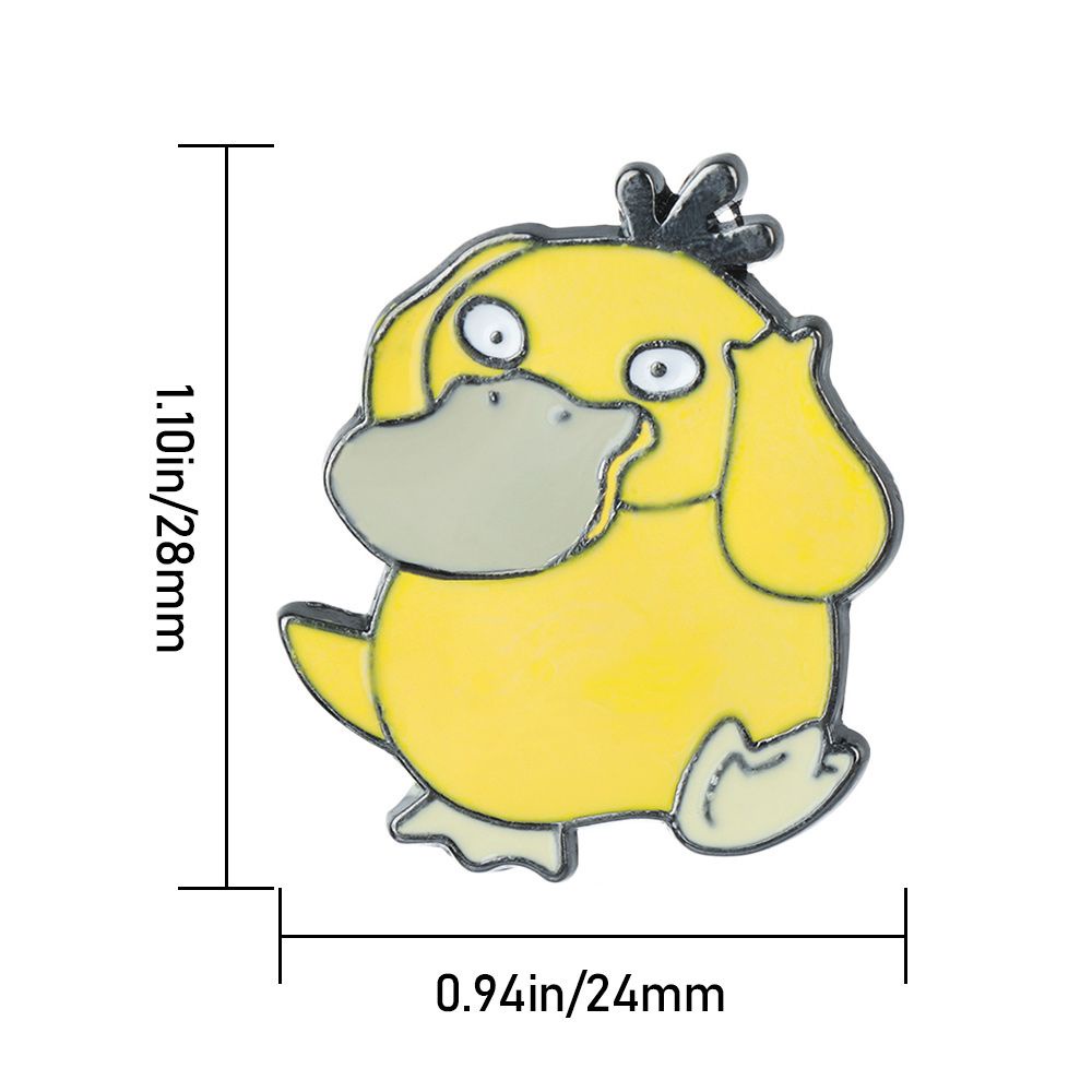 Ghim Cài Áo Bằng Kim Loại Hình Rùa Pokemon Hoạt Hình Dễ Thương