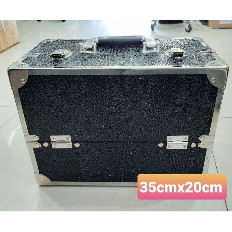 Cốp Đựng Trang Điểm 35cmx20,có khóa, có dây đeo, có in hoa văn nổi, Đẹp lắm nha khách ơi.