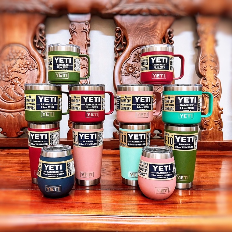 Ly Giữ Nhiệt Yeti Rambler 30oz - 20 oz -14oz Mug Nắp Magslider - Yeti USA