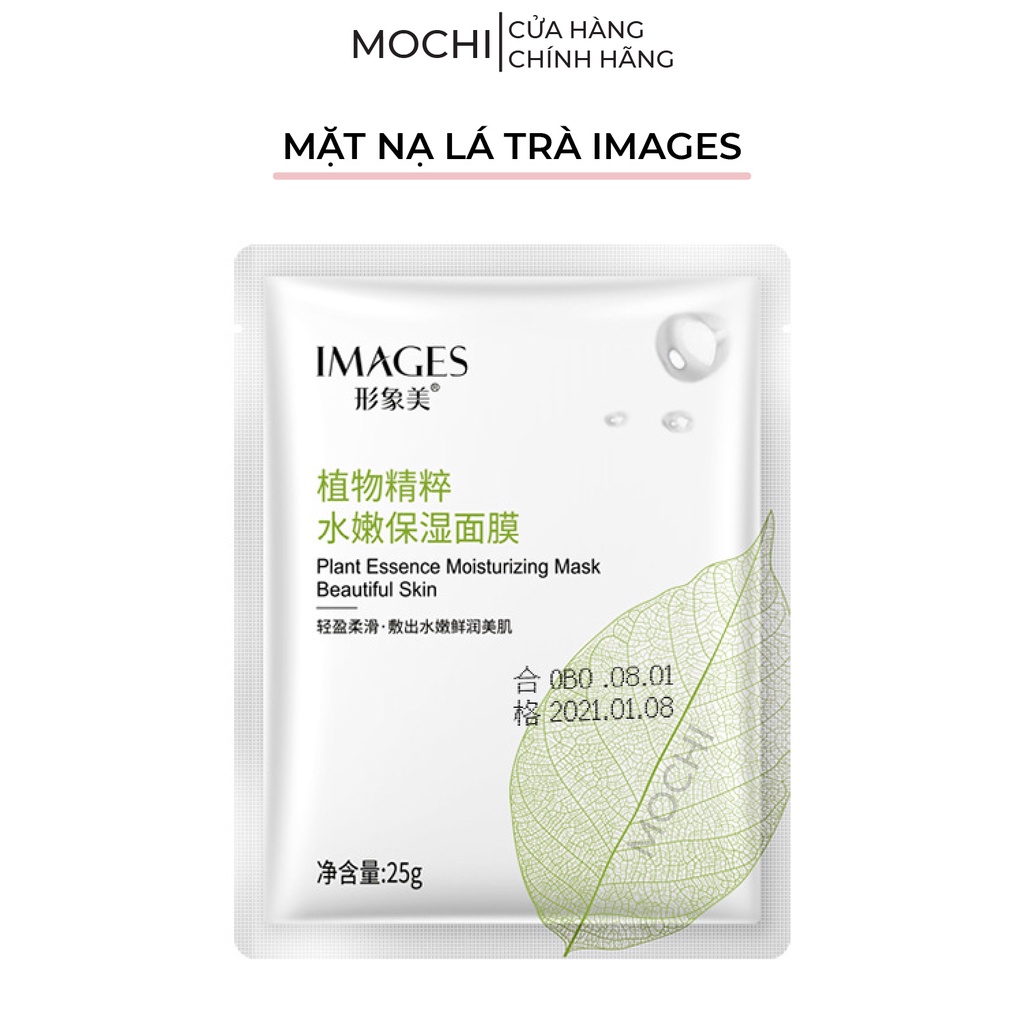 Mặt Nạ Lá Trà Thực Vật Giảm Mụn Kiềm Dầu l Dưỡng Trắng Da l Cấp Ẩm Mask Giấy Đắp Mặt Images Nội Địa Trung MOCHI SHOP