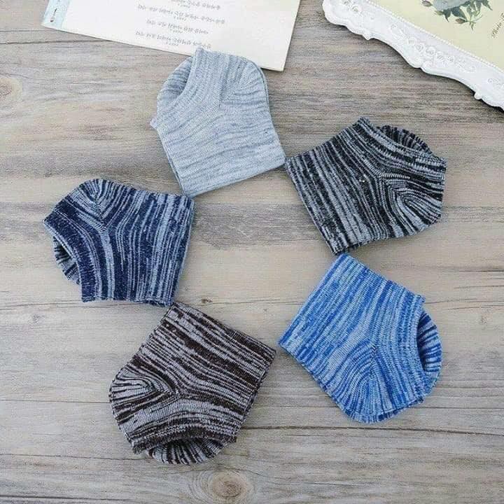 SET 5 ĐÔI TẤT NHẬT CỔ NGẮN CHO CẢ NAM VÀ NỮ