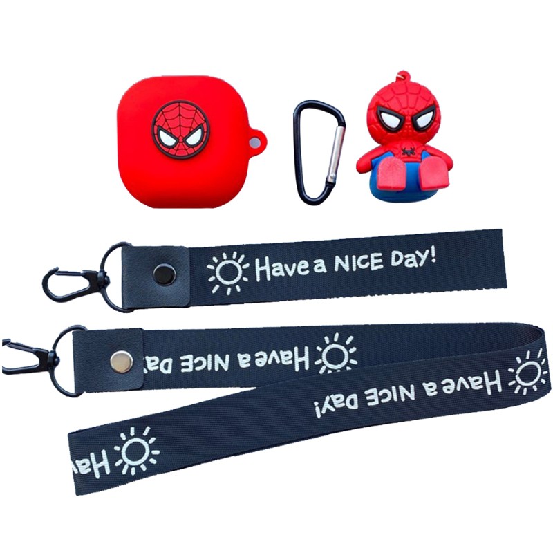Vỏ Bảo Vệ Hộp Đựng Tai Nghe Silicon Hình Siêu Anh Hùng Cho Galaxy-Buds Live