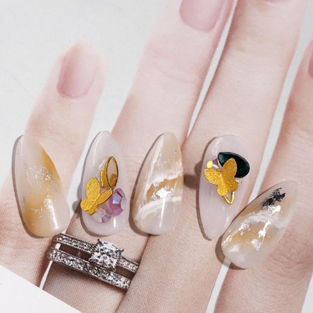 JARRED Hộp Đựng Phụ Kiện Trang Trí Móng Hình Vỏ Sò