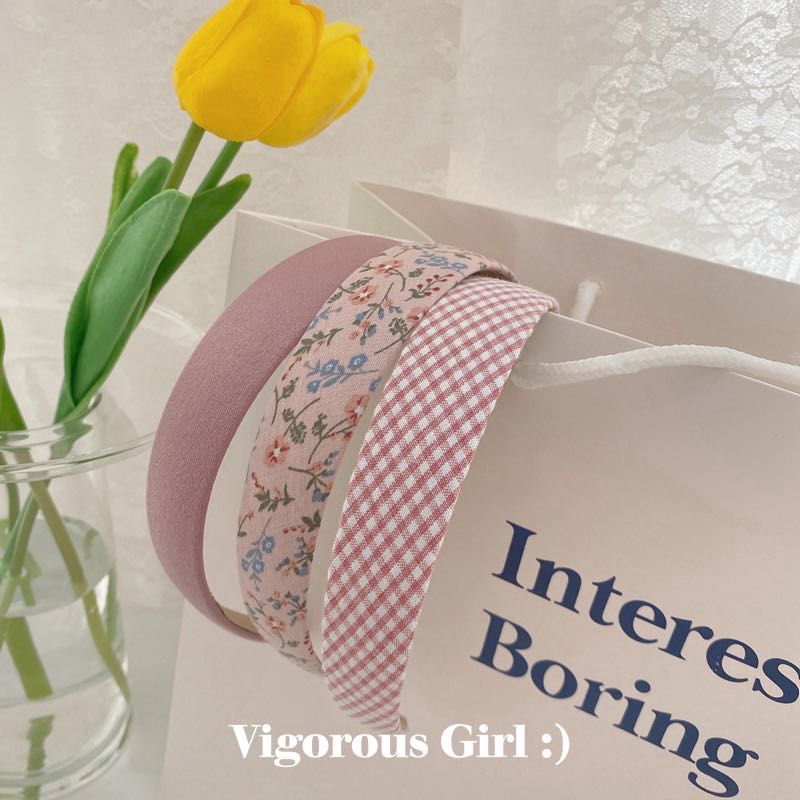 IF ME 3 Băng Đô Vải Nhiều Họa Tiết Phong Cách Hàn Quốc Cho Nữ