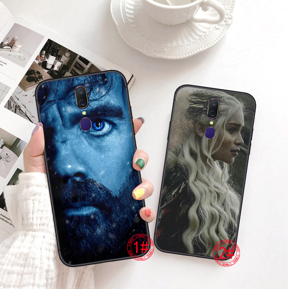 Ốp Điện Thoại Mềm Hình Game Of Thrones 82ih Cho Oppo A3S A5 2018 A37 Neo 9 A39 A57 A5S A7 A59 F1S A77 F3 A83 A1 F5 A73 F F9 Pro