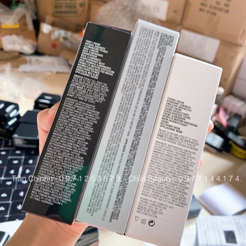 Kem lót MAC COSMETICS Strobe Cream, Mattetifine 12Hr Shine Control, Natural Radiance Base