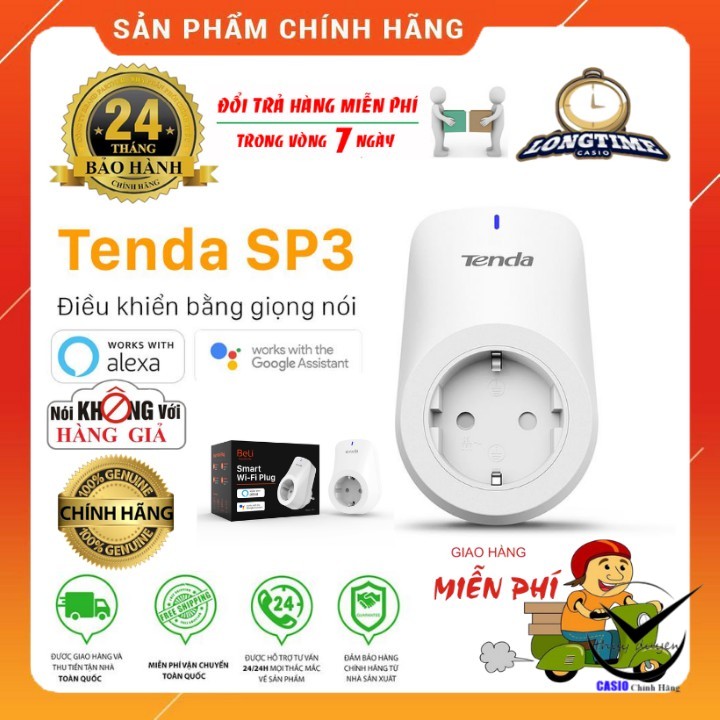 Ổ CẮM WIFI THÔNG MINH TENDA Beli SP3 - BẢO HÀNH CHÍNH HÃNG 24 THÁNG - ĐỔI MỚI 7 NGÀY