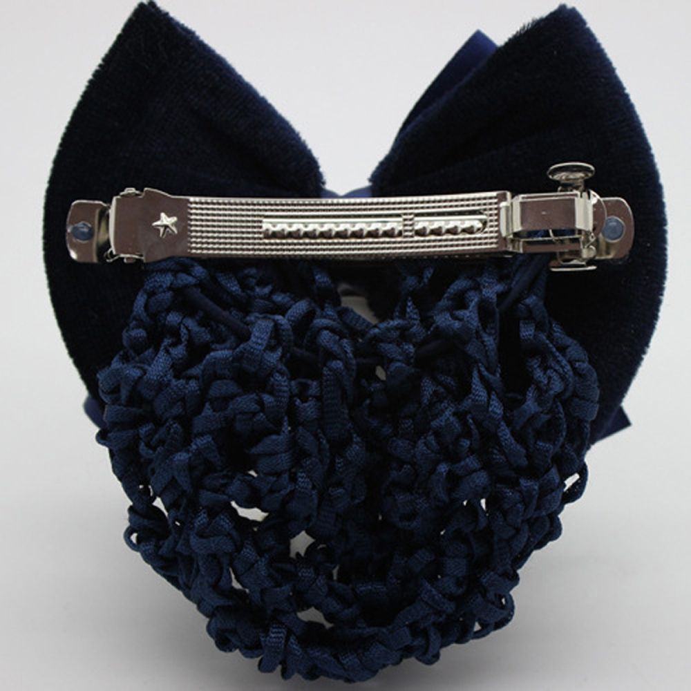 Kẹp Lưới Cho Búi Tóc Đính Nơ Thời Trang