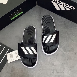 [TỐP BÁN CHẠY] Dép Alphabounce Đen Trắng (Fullbox) Tem Tag