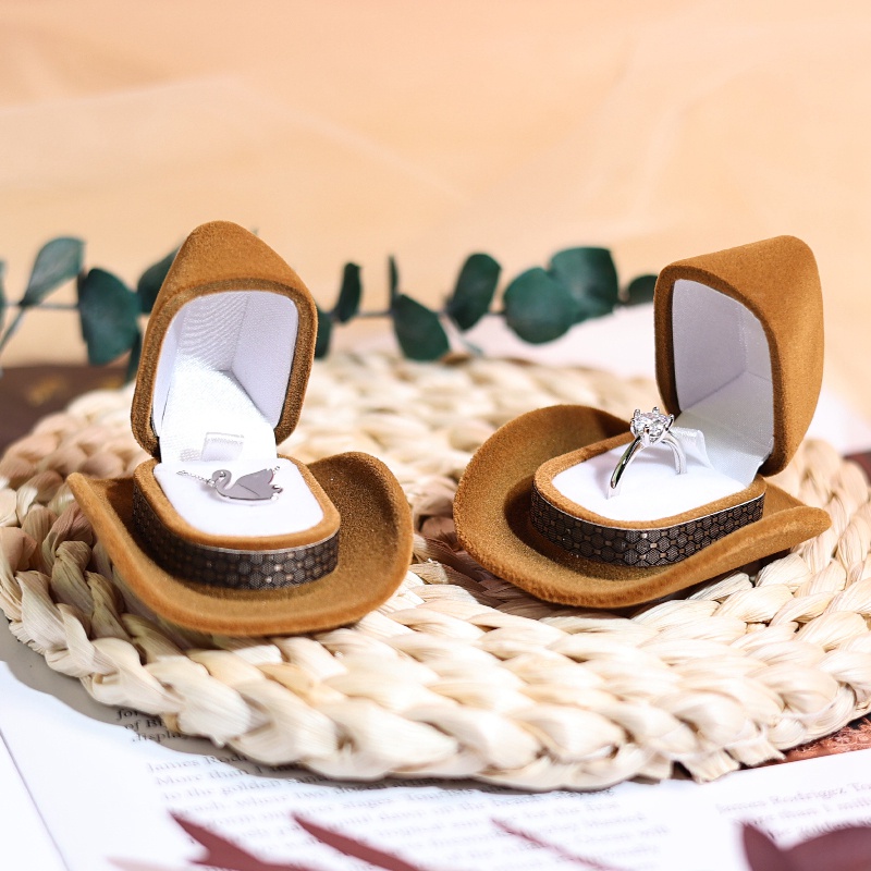 Hộp Đựng Nhẫn Hình Nón Phong Cách Retro Sáng Tạo