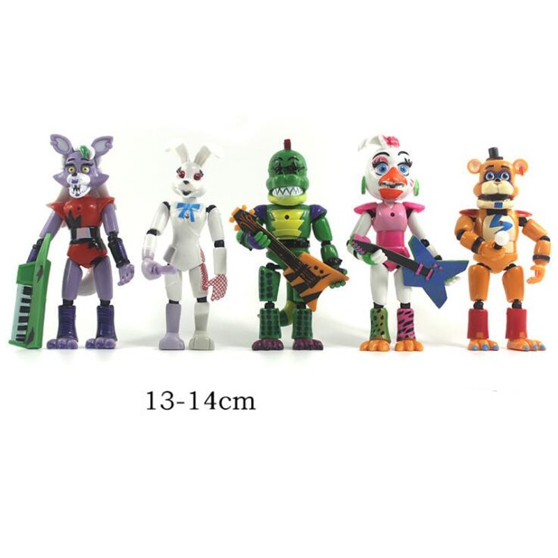 Set 5 Mô Hình Nhân Vật Trong Five Night At Freddy Fnaf Dễ Thương