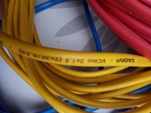 Dây điện đôi Oval mềm Cadivi 2x1,5mm Bán lẻ theo mét 5 mét/45K