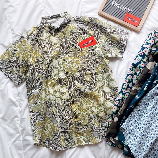 ÁO SƠ MI FREESIZE HOẠ TIẾT